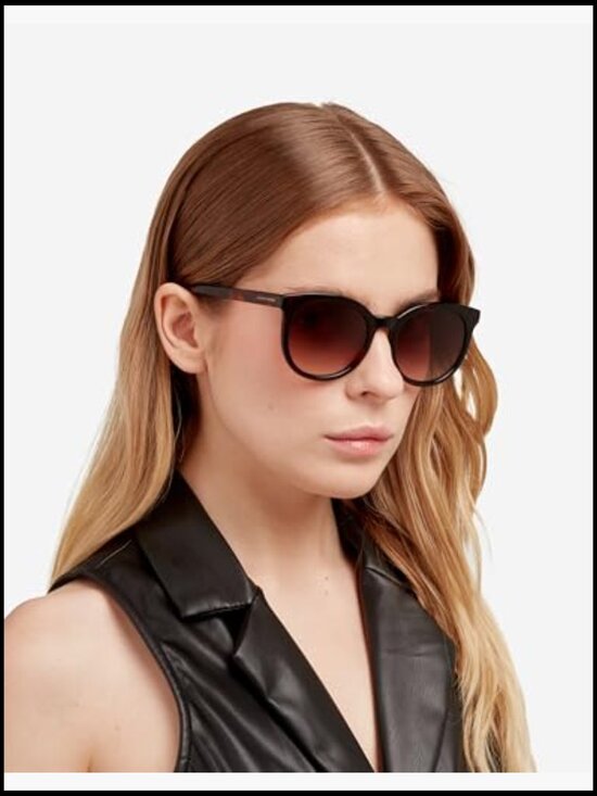 Acetate Frame Sunglasses UV400 Protection Trendy Round